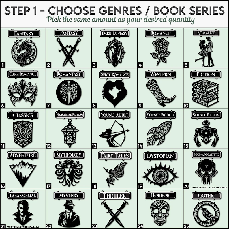 Book Series Divider (Set of 10)