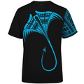T-Shirt: Electric Blue Manta Rays